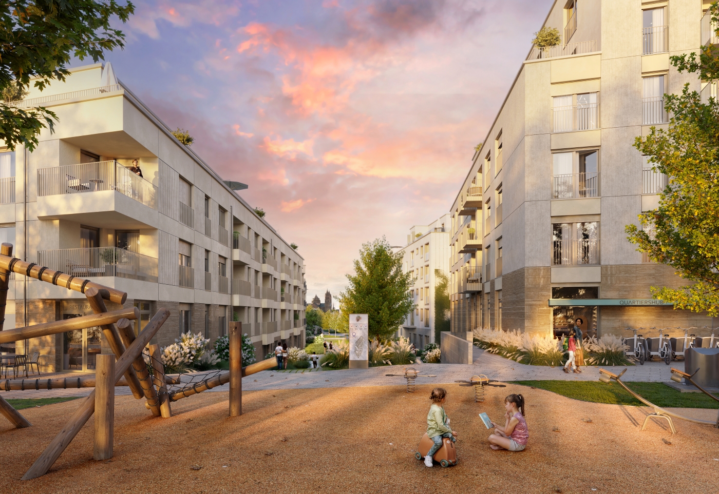 Licht Luftbad Quartier, Worms